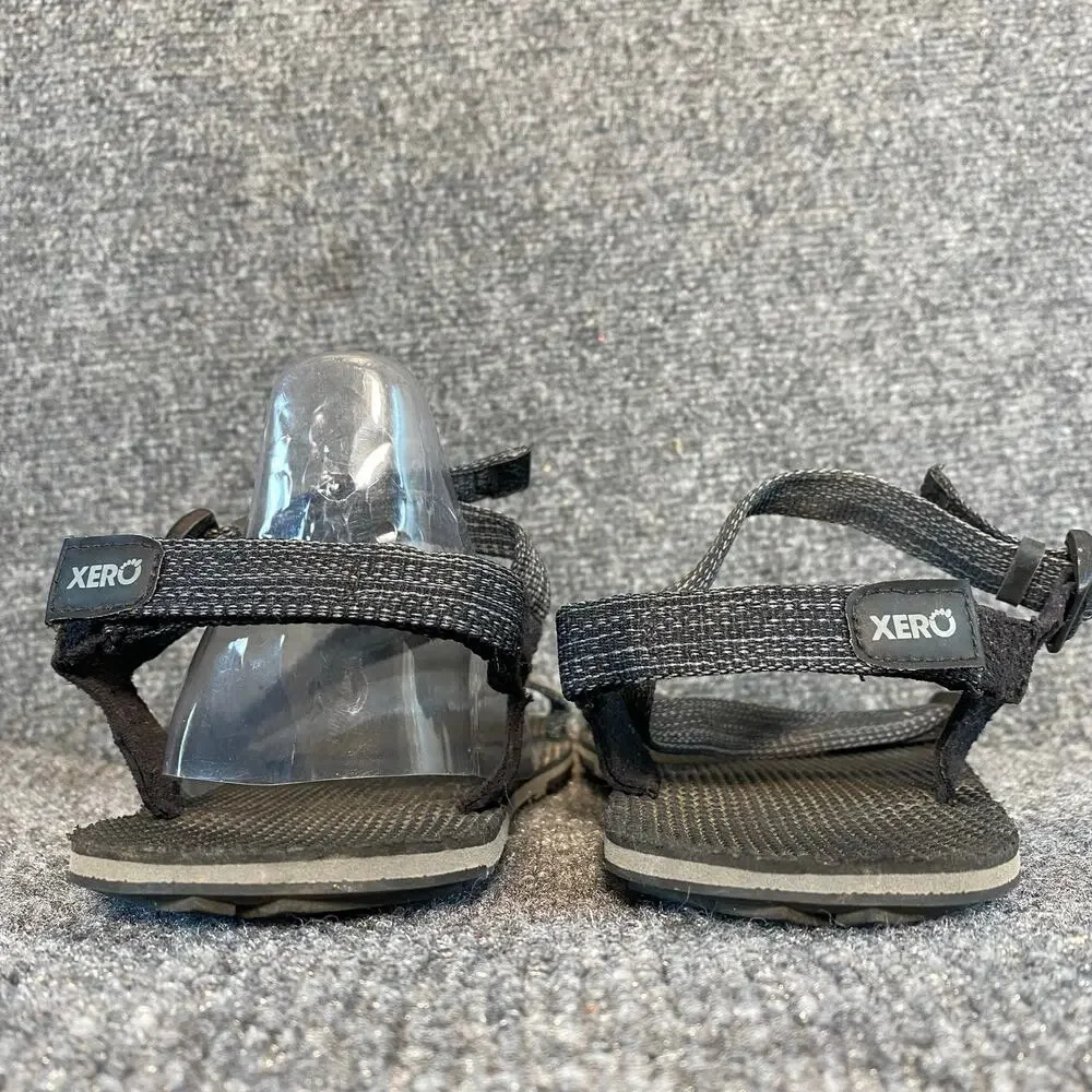 Xero Shoes Z-Trek Womens Size 10 Black Minimalist Barefoot Hiking Sport Sandals